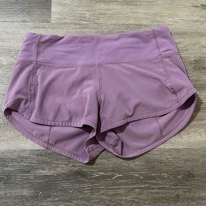 Lululemon purple Speed up shorts